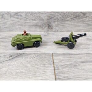 Vintage 1973 Lesney Matchbox Rolamatics No 28 & Gun Diecast Car Made in England